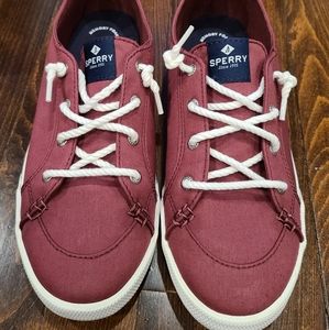 Sperry Lounge LTT Burgundy- Women's size 8.5